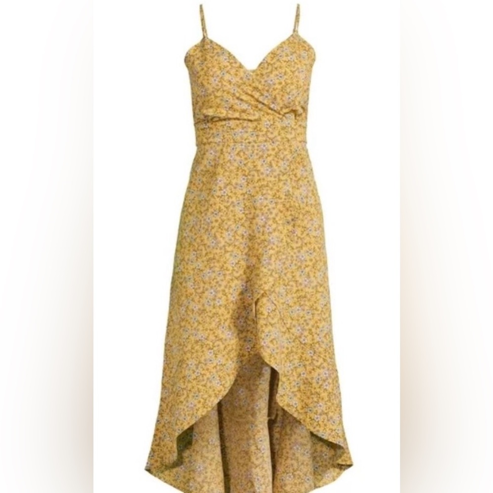 No Boundaries Bohemian Floral Cottagecore Prairie Hi Low Dress Sz 15-17 Y2K